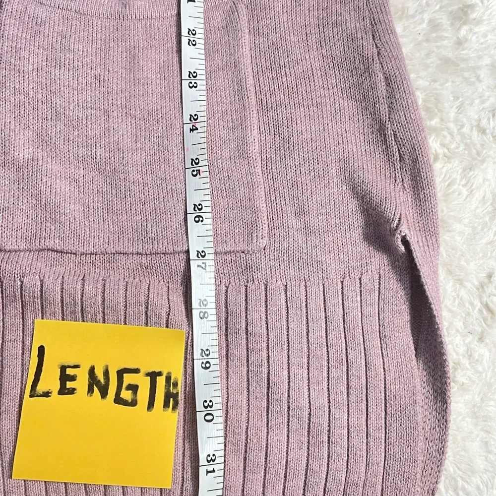 Old Navy Pink Cardigan Sweater Lightweight Knit - Picture 7 of 7